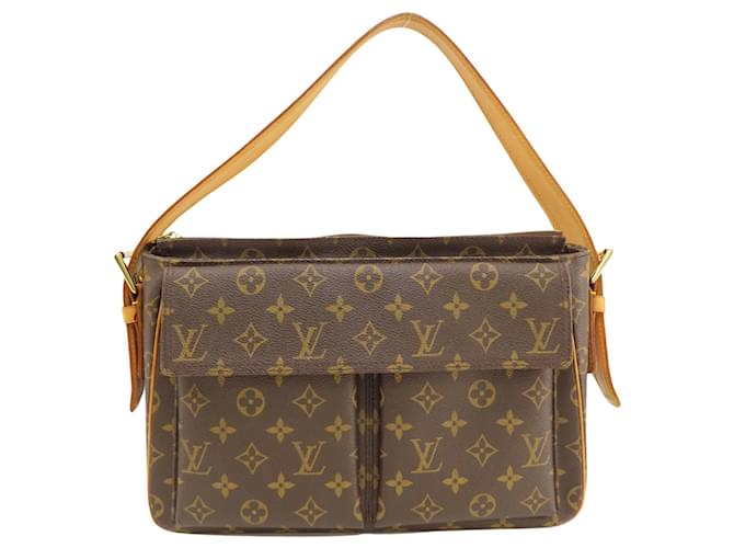 Louis Vuitton Viva Cité Marrom Lona  ref.1404971