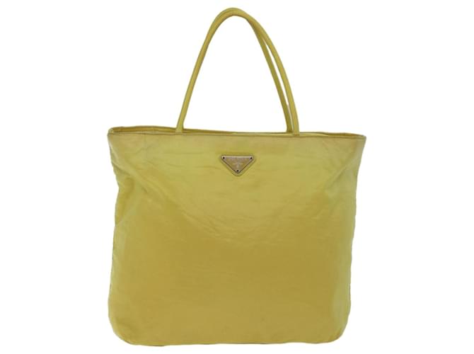 Prada Tessuto Yellow Synthetic  ref.1404974