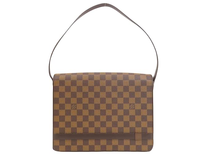 Louis Vuitton Tribeca Marrom Lona  ref.1404981