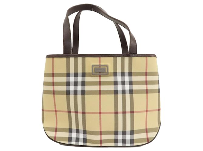 Burberry Nova Check Beige Tela  ref.1404983