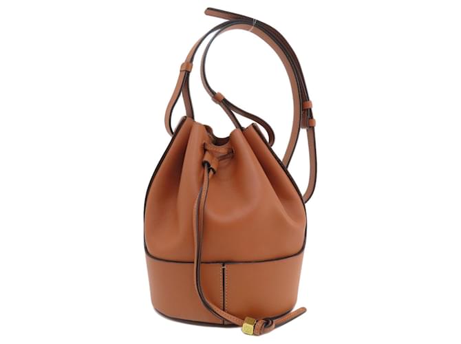 Loewe palloncino Marrone Pelle  ref.1404999