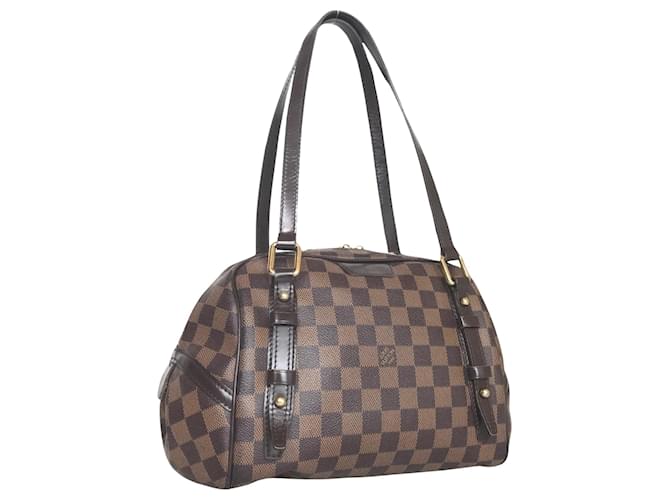 Louis Vuitton Rivington Brown Cloth  ref.1405012