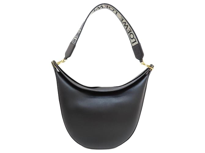 Loewe Lua Preto Couro  ref.1405015