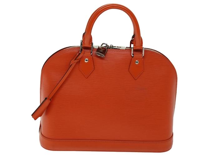 Louis Vuitton Alma Laranja Couro  ref.1405053