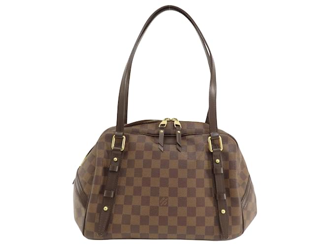 Louis Vuitton Rivington Brown Cloth  ref.1405062