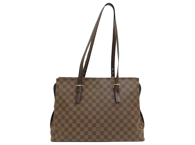 Louis Vuitton Chelsea Braun Leinwand  ref.1405064