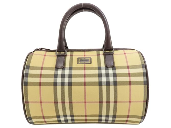 Burberry Nova Check Beige Tela  ref.1405077