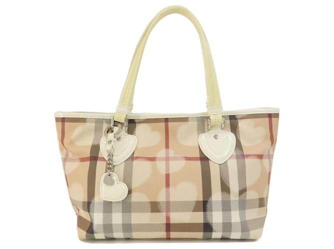 Nova verificação da Burberry Marrom Lona  ref.1405116