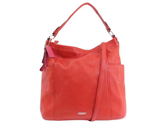 Coach Trainer Rot Leder  ref.1405129