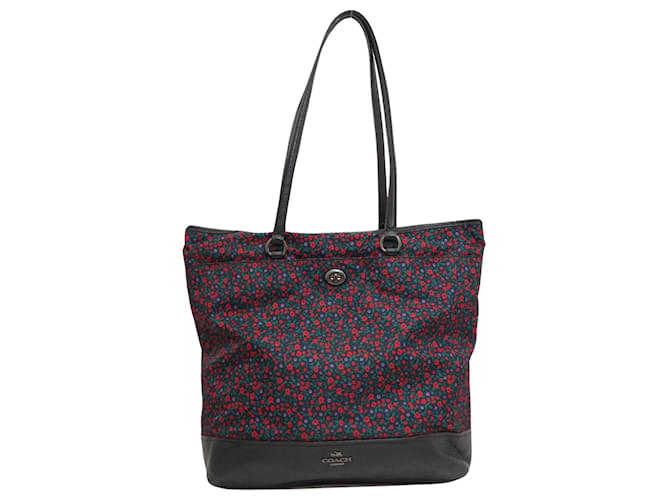 Coach Fleur de carrosse Toile Noir  ref.1405137