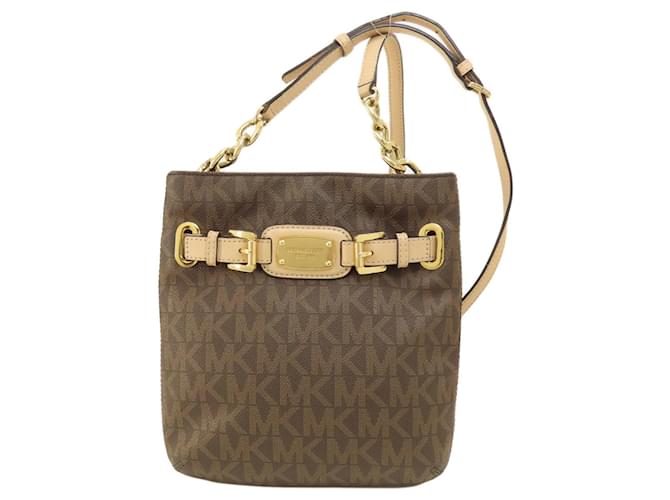 Michael Kors Signature Brown Cloth  ref.1405140