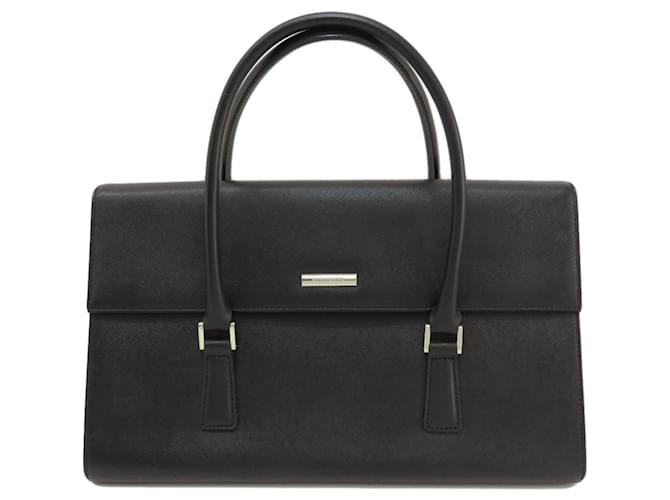 Burberry Preto Couro  ref.1405142