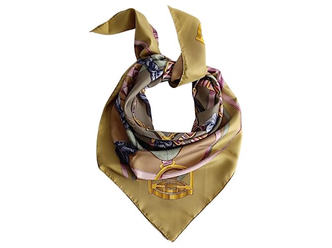 Hermès Grand Manège silk scarf 89x89 Multiple colors  ref.1405151