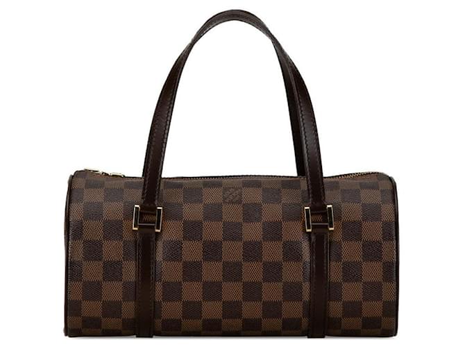 Louis Vuitton Papillon 26 Em ótimo estado Marrom Lona  ref.1405260