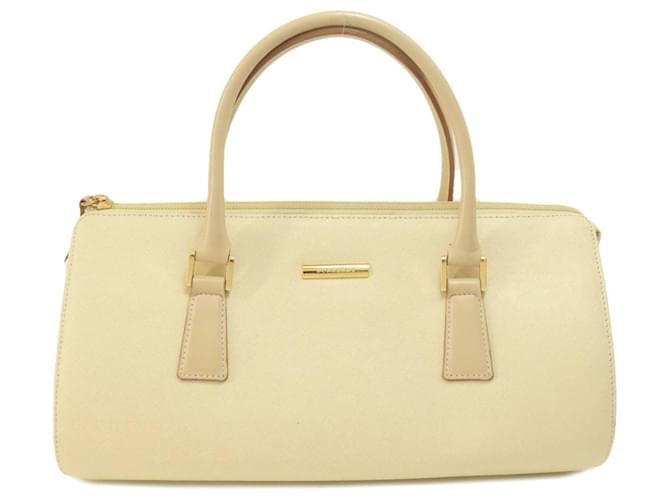 BURBERRY Beige Leather  ref.1405376