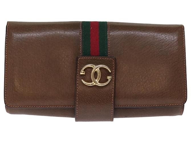 Gucci Sherry Brown Leather  ref.1405377