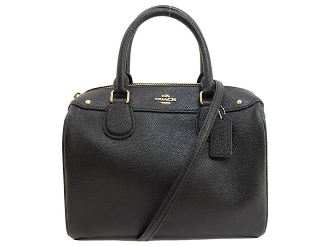 Coach Treinador Preto Couro  ref.1405433