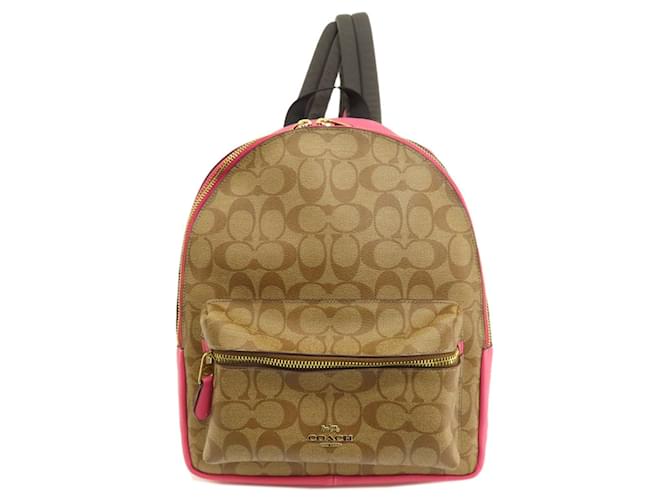 Coach Assinatura do treinador Bege Lona  ref.1405440