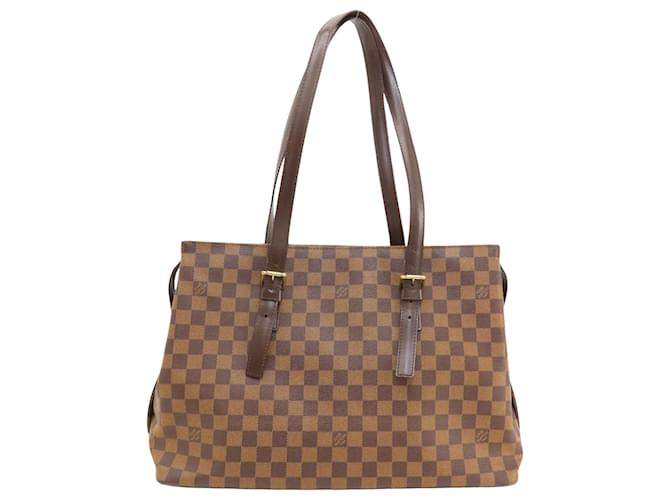 Louis Vuitton Chelsea Braun Leinwand  ref.1405456