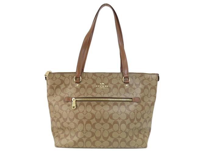 Coach Firma dell'allenatore Marrone Tela  ref.1405458