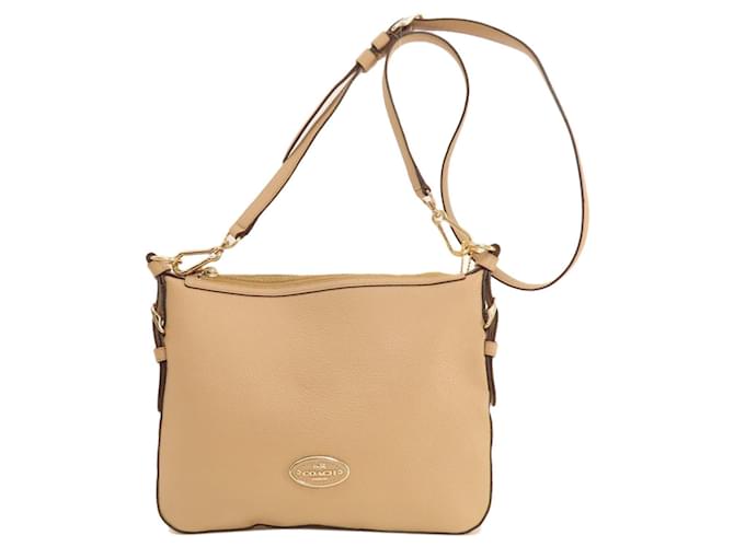 Coach Treinador Bege Couro  ref.1405469