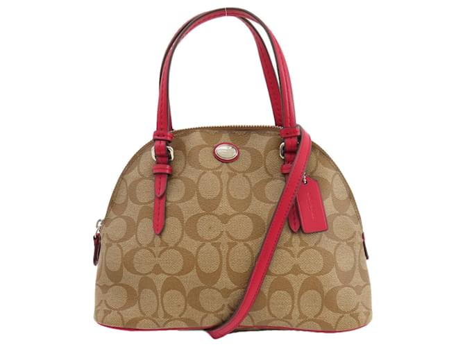 Coach Signature Brown Cloth  ref.1405478