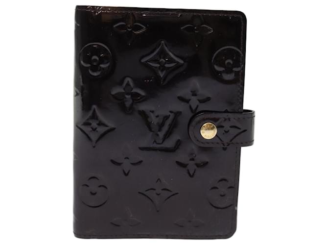 Louis Vuitton Agenda PM Marrone Pelle verniciata  ref.1405486