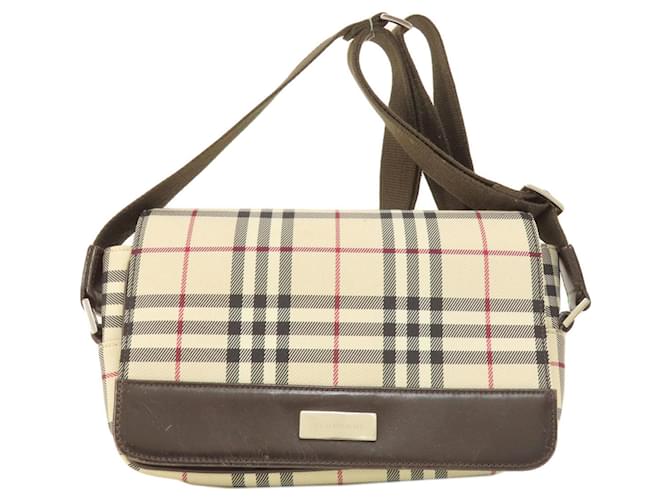 Burberry Nova Check Beige Tela  ref.1405511