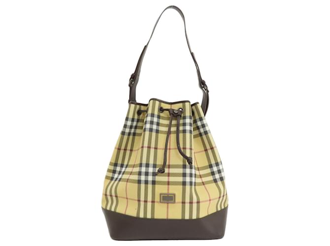 Burberry Nova Check Toile Beige  ref.1405512