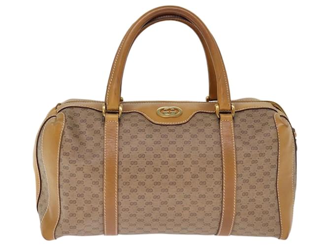 Gucci Micro Lona Pequeña GG Beige Lienzo  ref.1405518