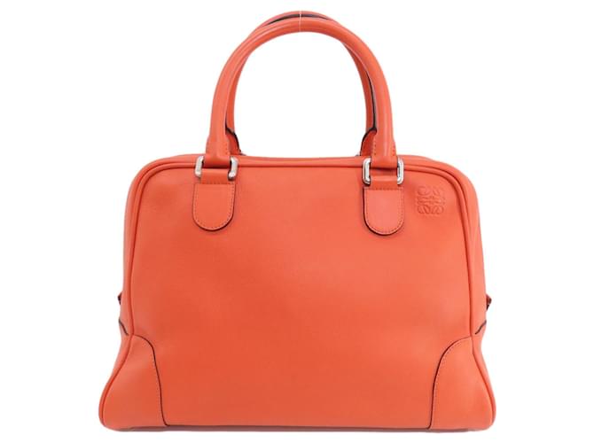 LOEWE AMAZONA Orange Leder  ref.1405540