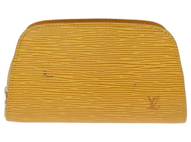 Louis Vuitton Dauphine Mini Yellow Leather  ref.1405558
