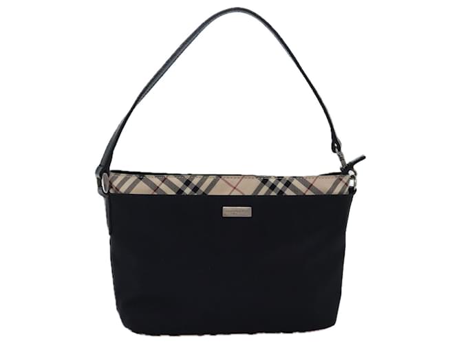 Burberry Nova Check Black Synthetic  ref.1405563