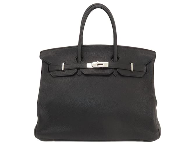 Hermès Birkin 35 Preto Couro  ref.1405593