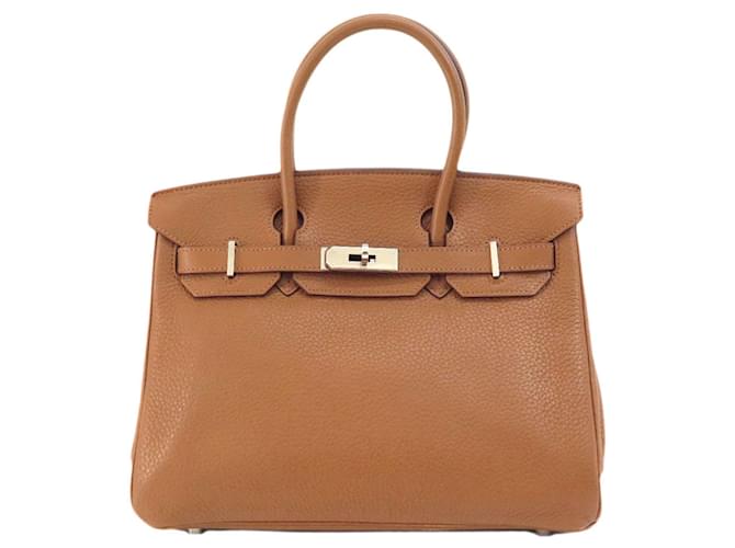 Hermès Birkin 30 Castaño Cuero  ref.1405602