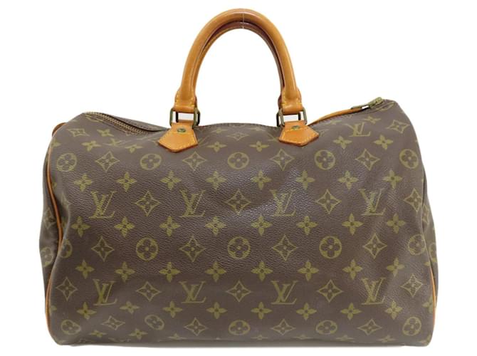 Louis Vuitton Speedy 35 Toile Marron  ref.1405635