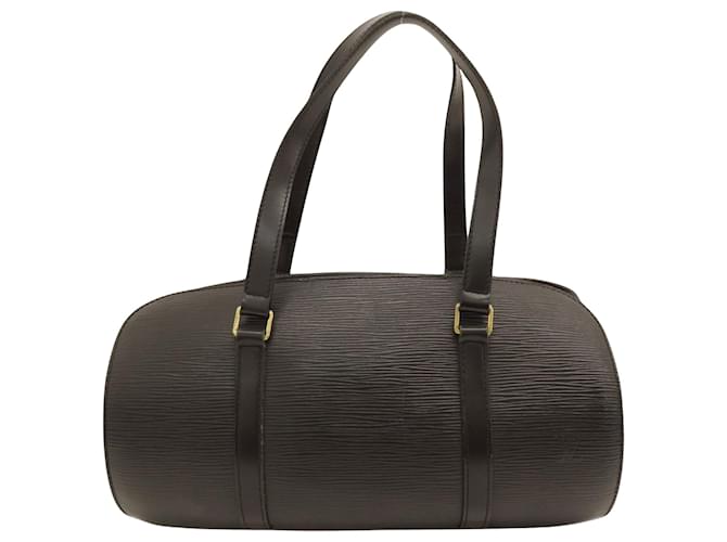 Louis Vuitton Soufflot Negro Cuero  ref.1405651