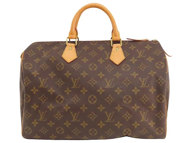 Louis Vuitton Speedy 35 Toile Marron  ref.1405655