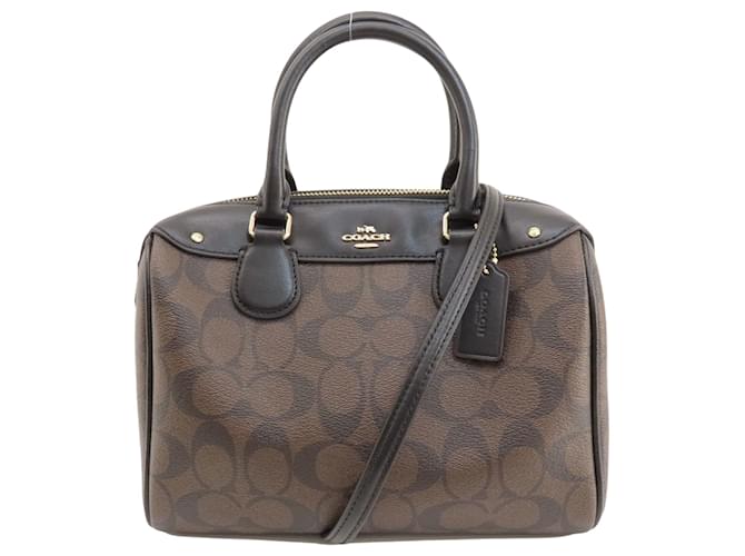 Coach Firma dell'allenatore Marrone Tela  ref.1405657