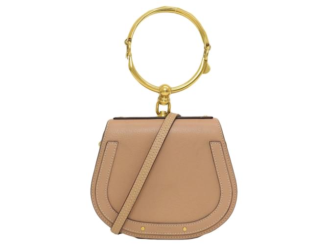 Chloé Minaudière Nile Beige Cuero  ref.1405661