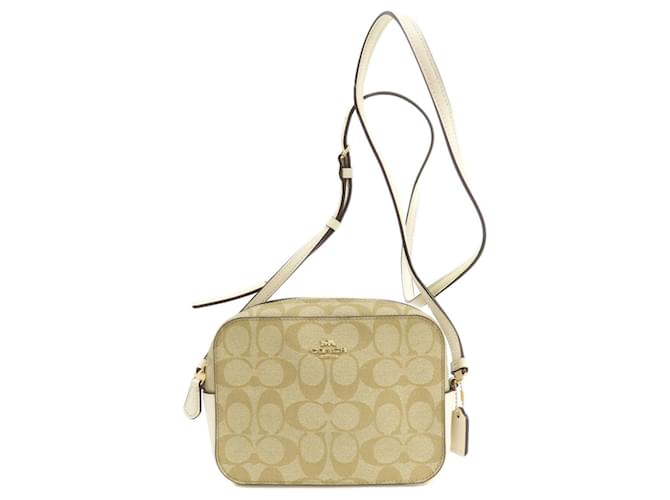 Coach Signature de l'entraîneur Toile Beige  ref.1405674