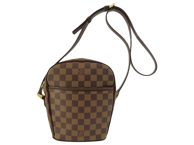 Louis Vuitton Ipanema Castaño Lienzo  ref.1405676