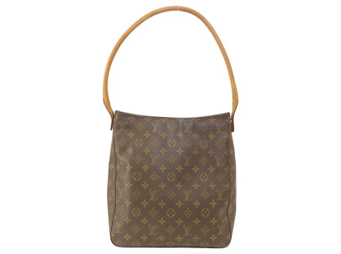 Louis Vuitton Looping Braun Leinwand  ref.1405682