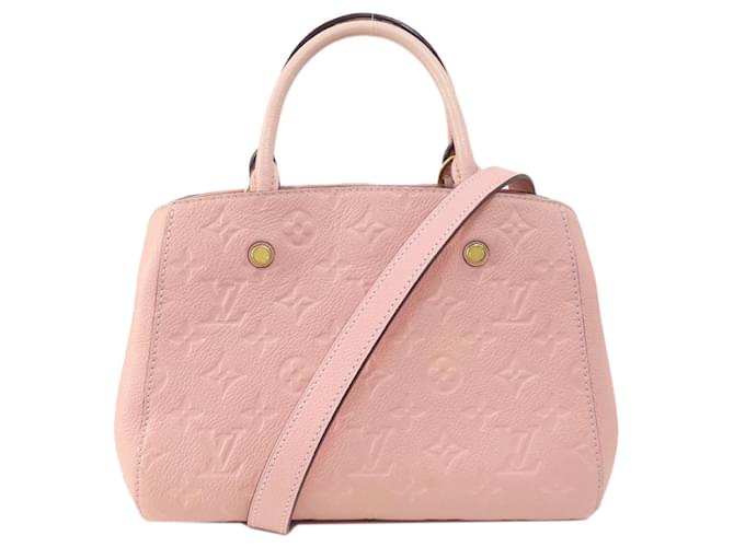 Louis Vuitton Montaigne Rosa Lona  ref.1405692