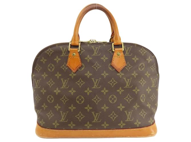 Louis Vuitton Alma Brown Cloth  ref.1405693