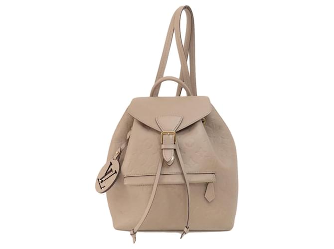 Louis Vuitton Montsouris Beige Cloth  ref.1405697