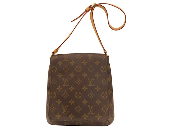 Louis Vuitton Musette Salsa Marrom Lona  ref.1405702