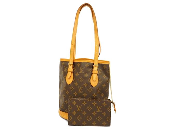 Bucket Louis Vuitton Secchio PM Marrone Tela  ref.1405715