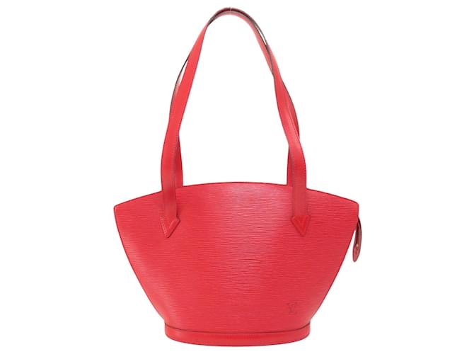 Louis Vuitton Saint Jacques Red Leather  ref.1405720