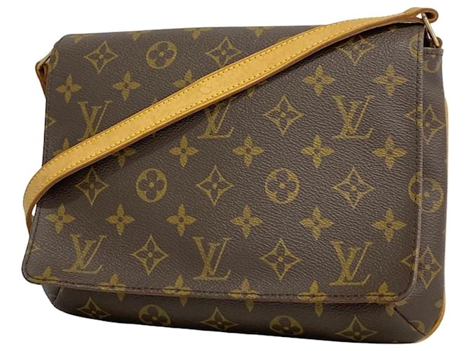 Louis Vuitton Musette Salsa Brown Cloth  ref.1405756